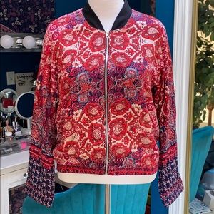 Boho bomber type jacket